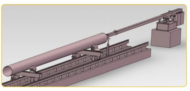 電力塔桿內(nèi)縱縫焊接專機